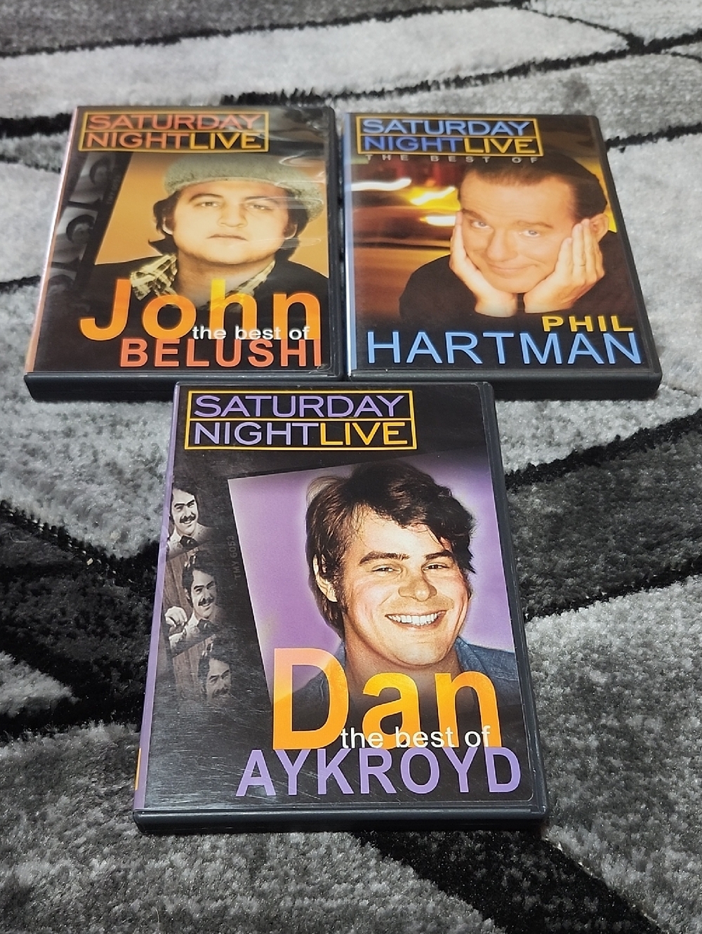 SNL THE BEST OF JOHN BELUSHI PHIL HARTMAN & DAN AYKROYD SET-OF-3 DVD'S